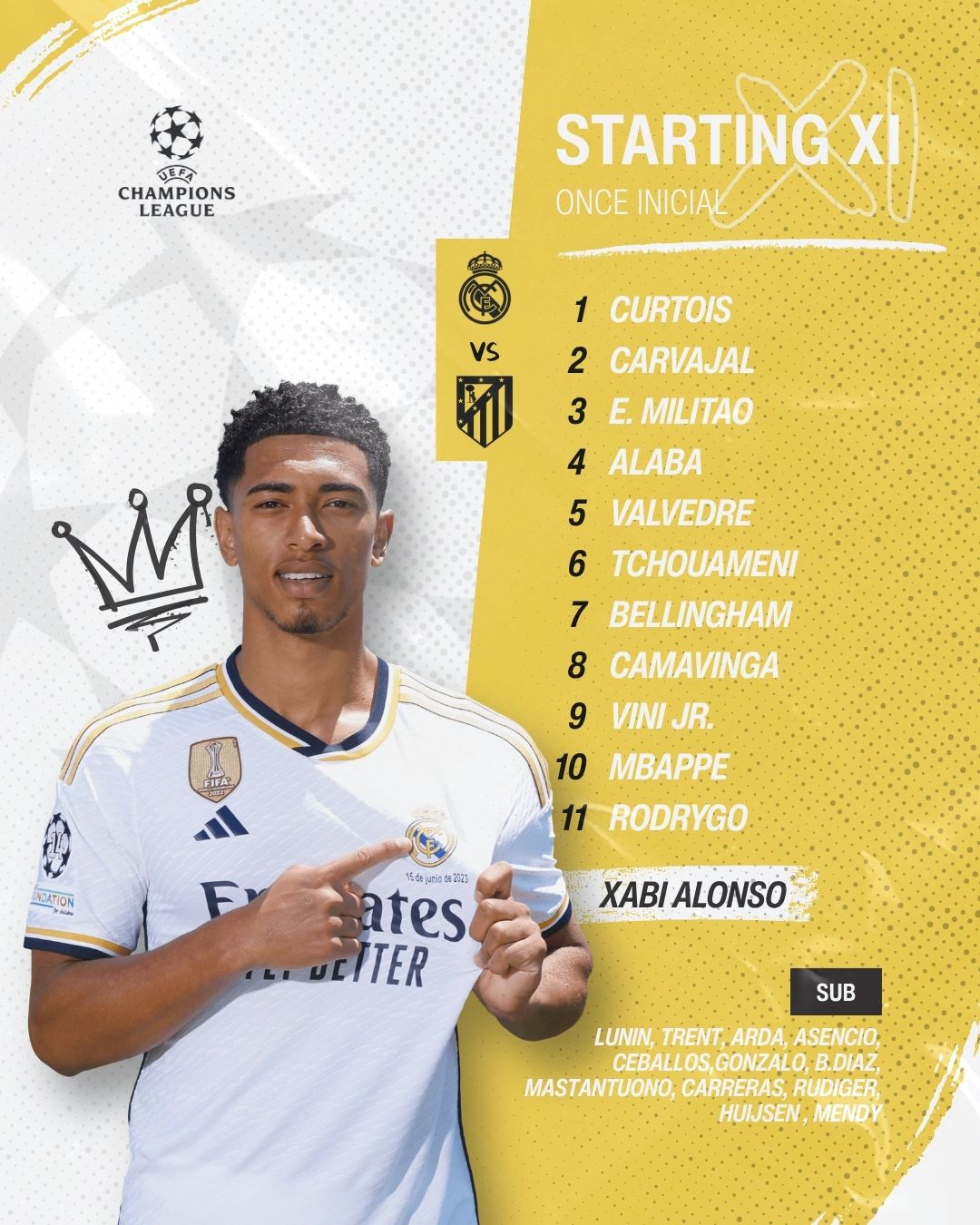 Lineup Canva template preview