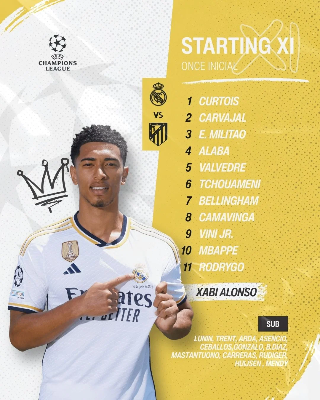 Lineup Canva template preview