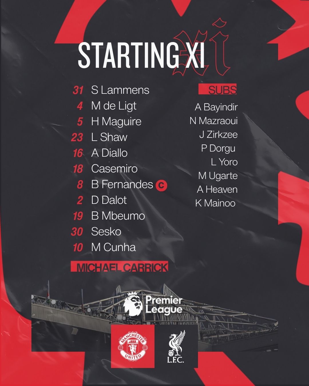 Lineup Canva template preview